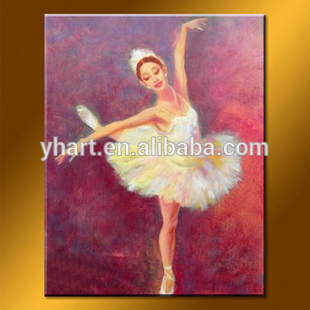 350x350 Wholesale Handmade Ballet Dancer Oil Paintings On Canvas - Ballet Dancer Oil Painting