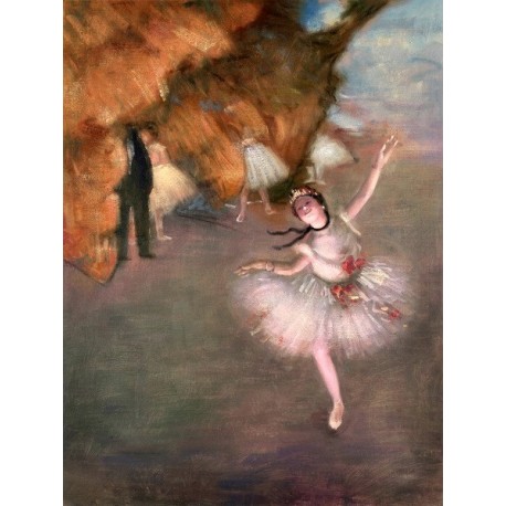 458x458 Ballet Dancer By Edgar Degas Oil Painting Reproductions - Ballet Dancer Oil Painting
