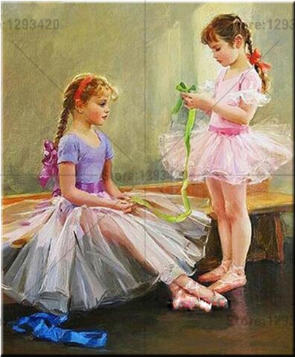 420x508 Diy Diamond Painting Cross Stitch Ballerina Girls Diamond Mosaic - Ballet Girl Painting
