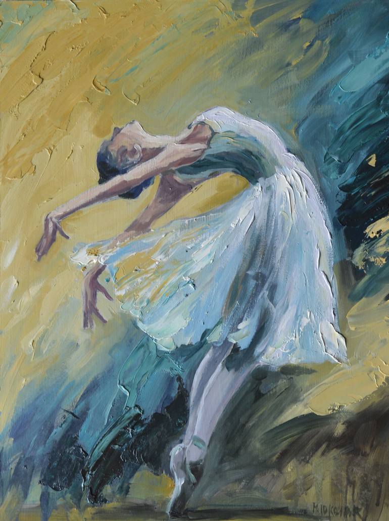 Ballet Girl Painting at PaintingValley.com | Explore collection of ...