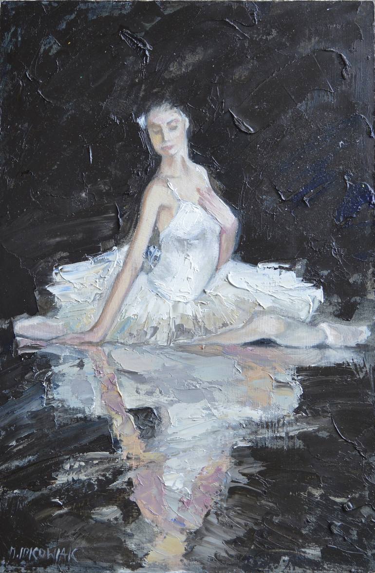 770x1175 Saatchi Art Ballet Girl Young Ballerina. Painting By Andrew - Ballet Girl Painting