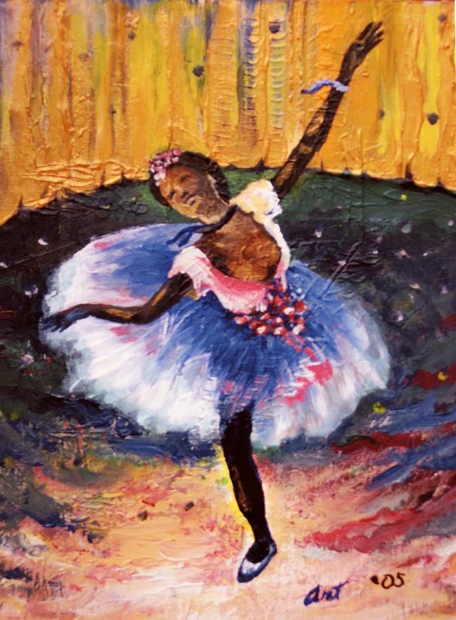 663x900 Ballerina Girl Painting By Arthur Covington - Ballet Girl Painting