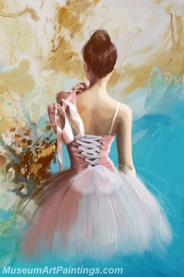 366x550 Ballet Oil Painting On Canvas Mb019 - Ballet Oil Painting