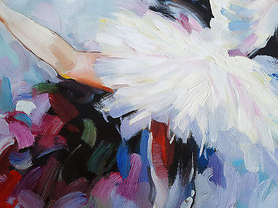 400x300 Hand Painted Ballet Oil Painting 60x50cm - Ballet Oil Painting