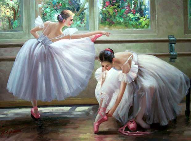 620x459 Oil Paintings Frames - Ballet Oil Painting
