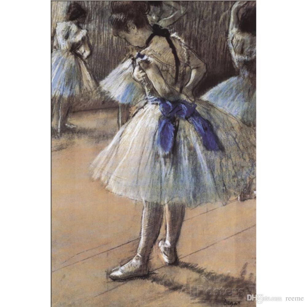 1000x1000 Ballet Paintings Edgar Degas Ballerina Modern Art On Canvas Wall - Ballet Painting