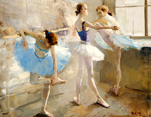 528x408 All Products Photo To Handmade Oil Paintings Beautify Your Life! - Ballet Painting