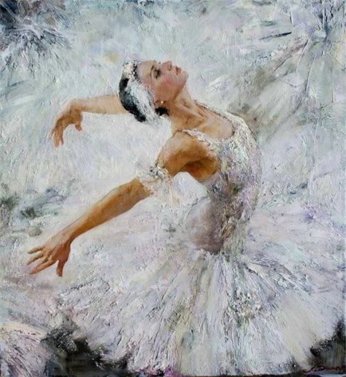 500x544 Beauty Will Save, Viola, Beauty In Everything - Ballet Painting
