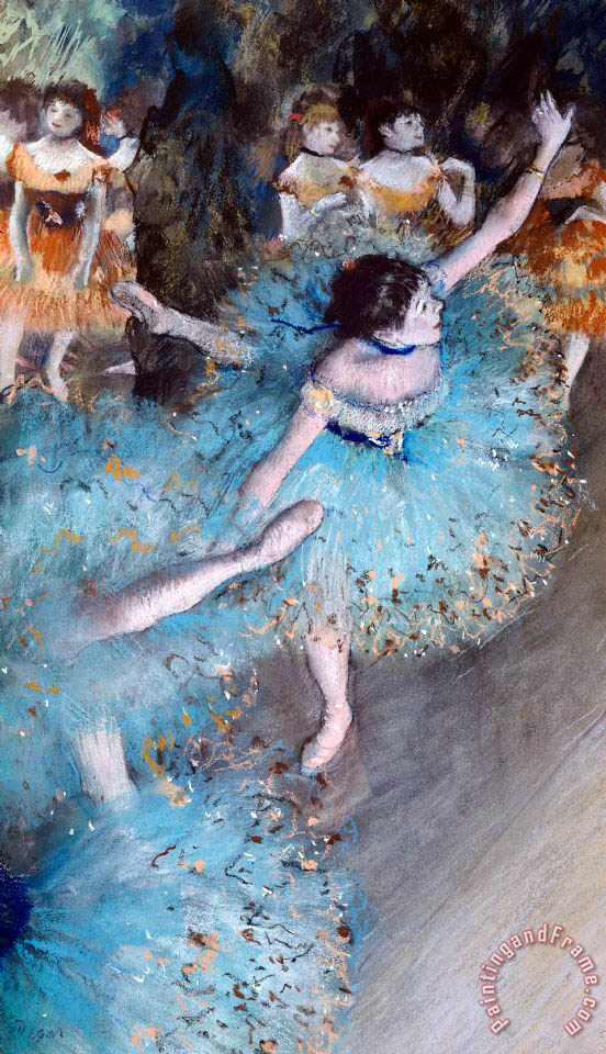 552x960 Edgar Degas Ballerina On Pointe Painting - Ballet Painting