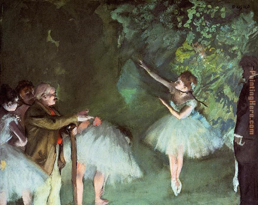 877x699 Edgar Degas Ballet Rehearsal Painting Anysize 50% Off - Ballet Painting