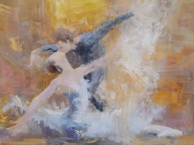 770x575 Saatchi Art Couple Ballet Painting - Ballet Painting