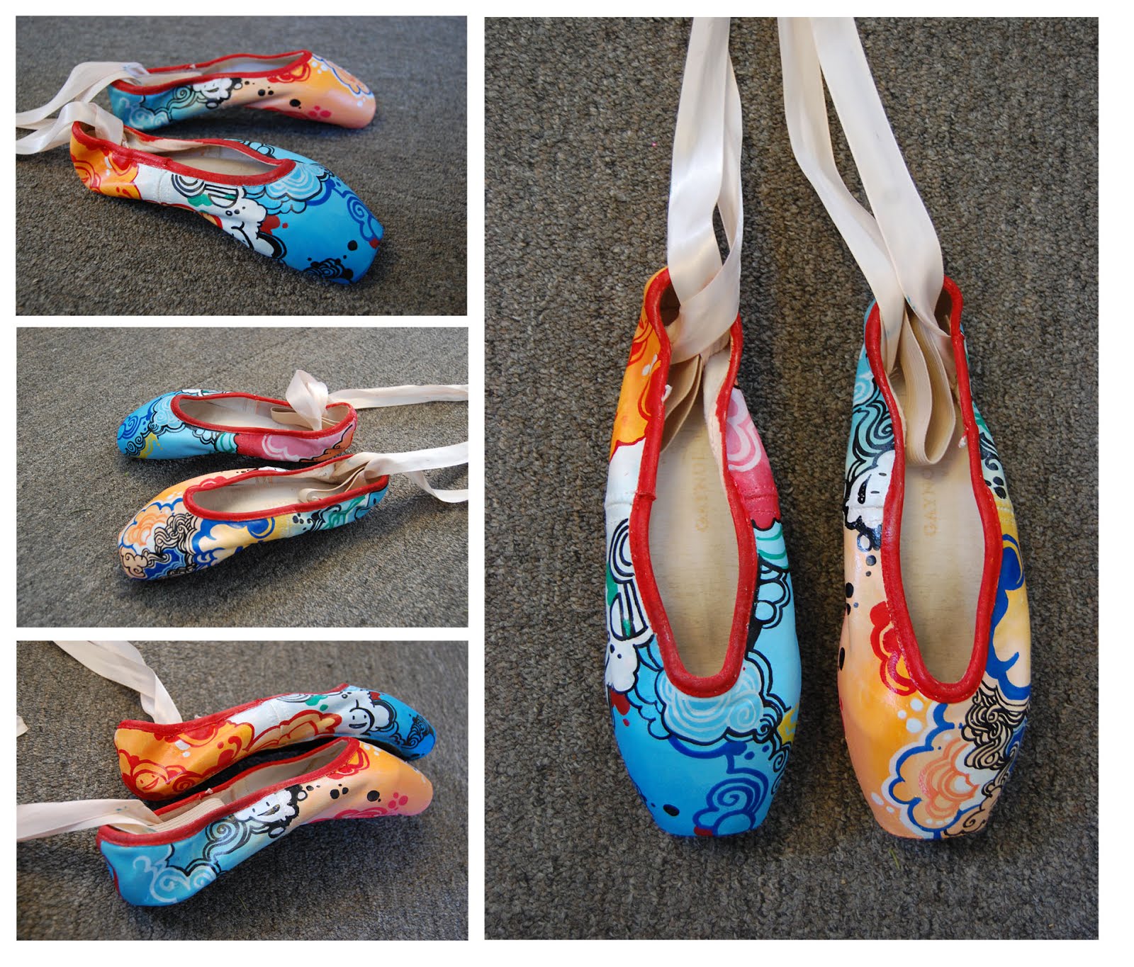 1600x1365 James Elston Illustration Blog Painted Ballet Point Shoes - Ballet Slipper Painting