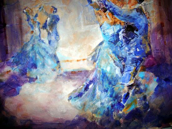 550x413 The 86 Best Ballroom Dance Art Images On Dance Art - Ballroom Dance Painting