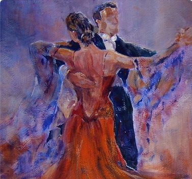 377x352 Ballroom Dancing Dance Gallery 33 Canvas Prints By Ballet Dance - Ballroom Painting