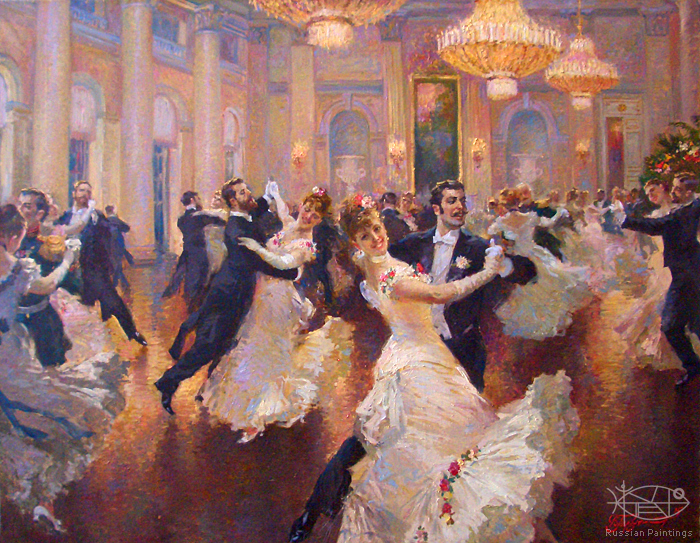 700x543 Russian Paintings Gallery - Ballroom Painting
