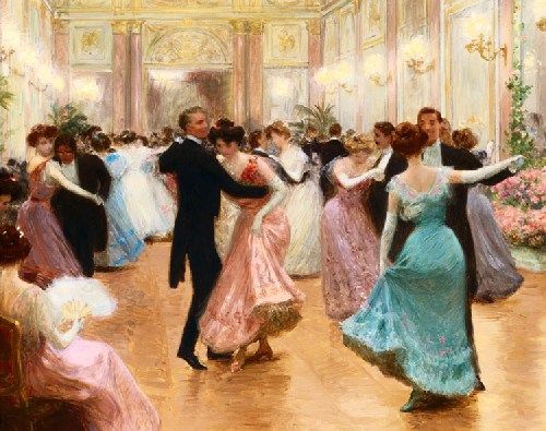 500x395 The 227 Best Will You Dance With Me~~illustration Images - Ballroom Painting
