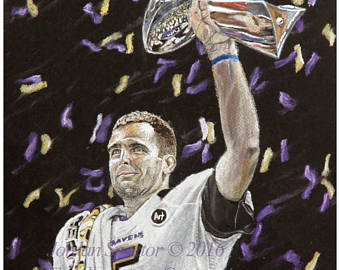 340x270 Baltimore Ravens Art Etsy - Baltimore Ravens Painting