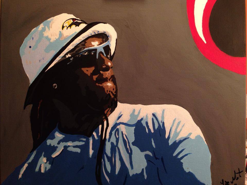 960x720 Ladarius Webb 21 Baltimore Ravens Painting By Lisa Still Life - Baltimore Ravens Painting