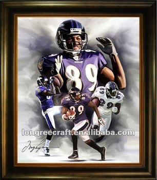 306x350 Baltimore Ravens 89 Nfl Canvas Painting - Baltimore Ravens Painting