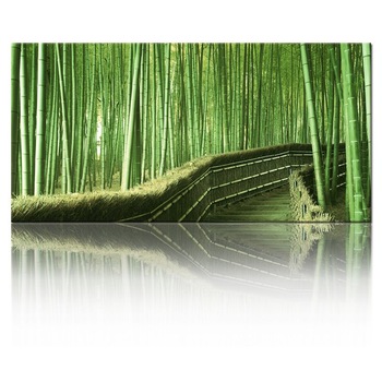 350x350 Good Quality Modern Art Canvas Prints Realistic Bamboo Forest Oil - Bamboo Forest Painting