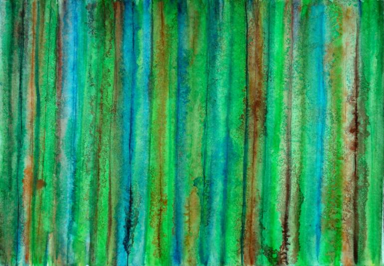 770x533 Saatchi Art Bamboo Forest Painting By Aleksandra Markovic - Bamboo Forest Painting