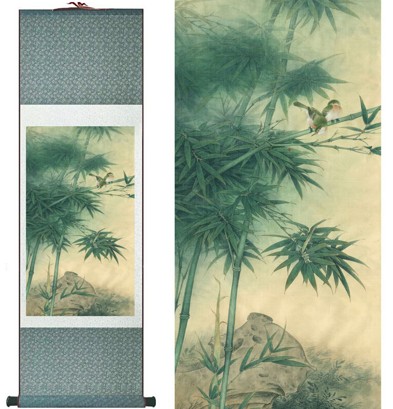 765x797 Bamboo Painting Home Office Decoration Chinese Scroll Painting - Bamboo Painting