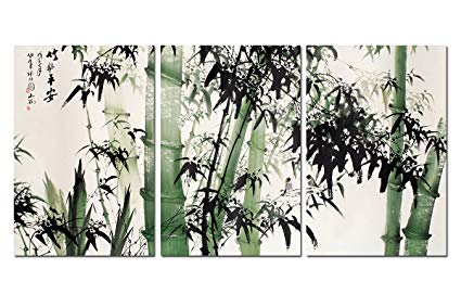 425x283 Spirit Up Art Large Chinese Painting Of Bamboo - Bamboo Painting Black And White