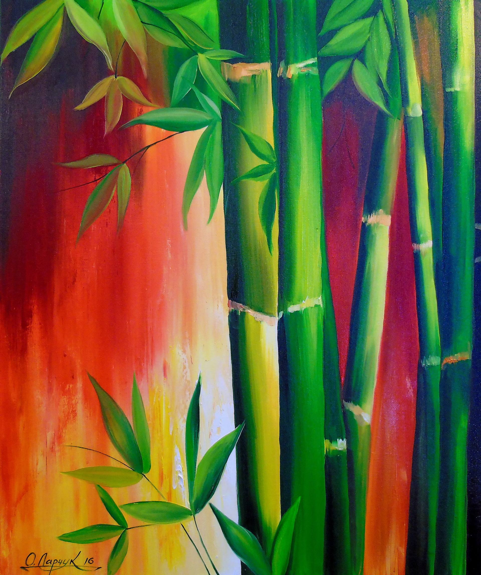 1920x2293 Saatchi Art Bamboo Painting By Olha Darchuk - Bamboo Painting Images