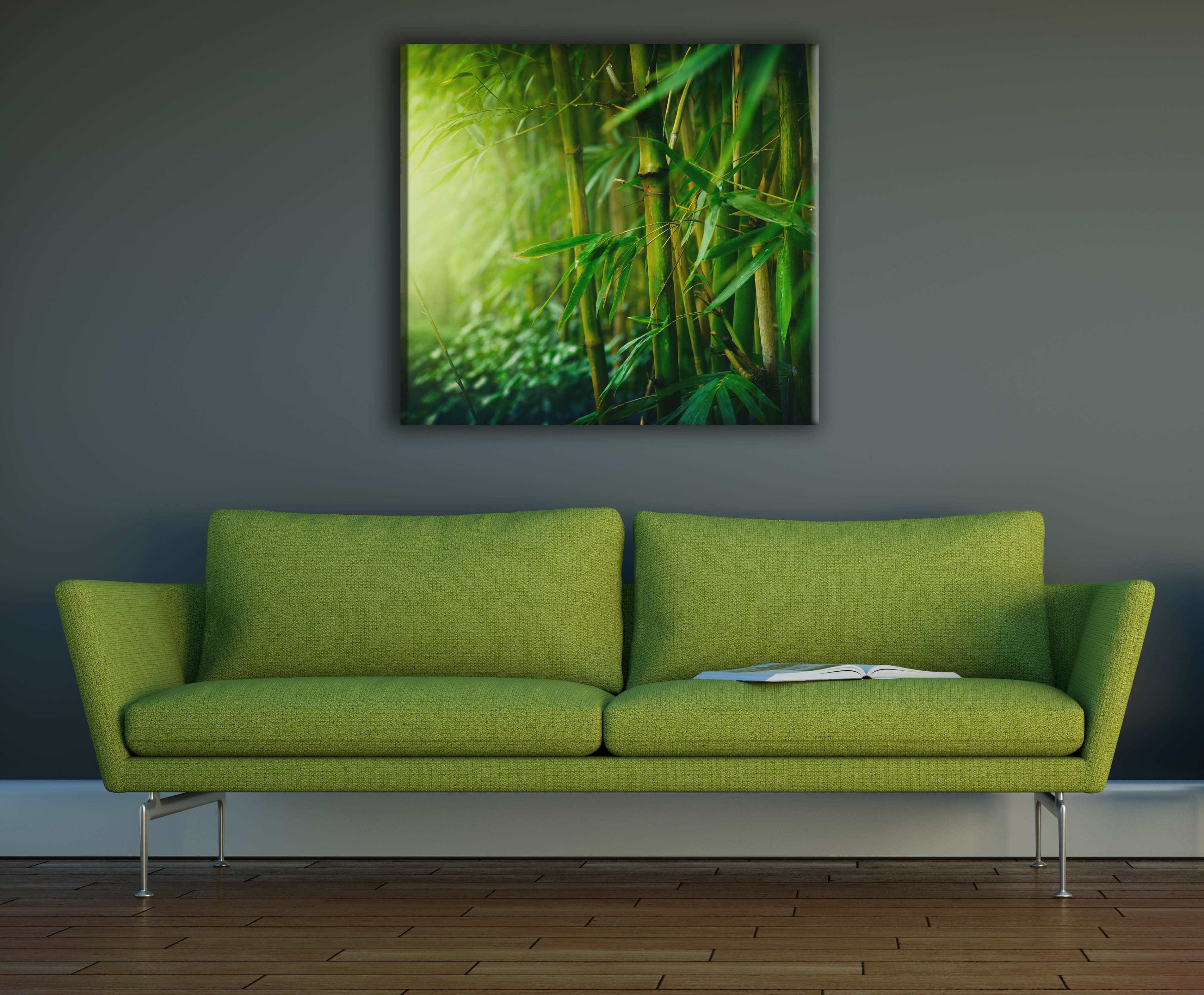 3807x3148 Bamboo 2 Painting, Nature Paintings - Bamboo Painting Images
