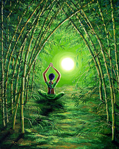 240x300 Pagan Paintings Fine Art America - Bamboo Tree Painting