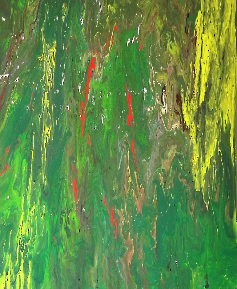 770x939 Saatchi Art Wood - Bamboo Tree Painting