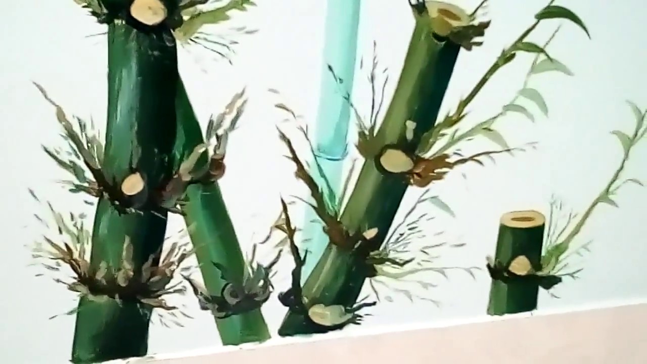 1280x720 Wall Painting Bamboo Tree - Bamboo Tree Painting