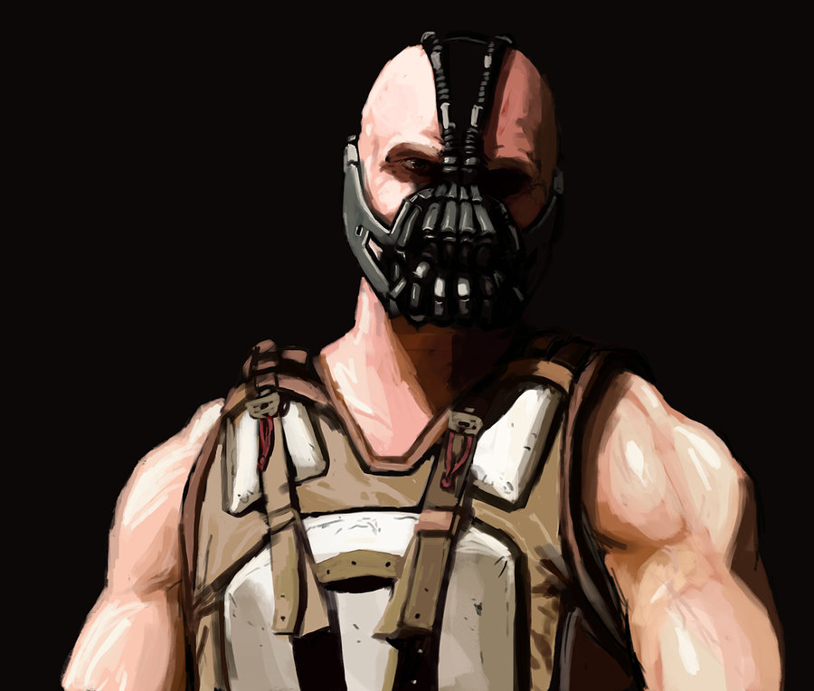 900x764 Bane Speed Painting By Fonteart - Bane Painting