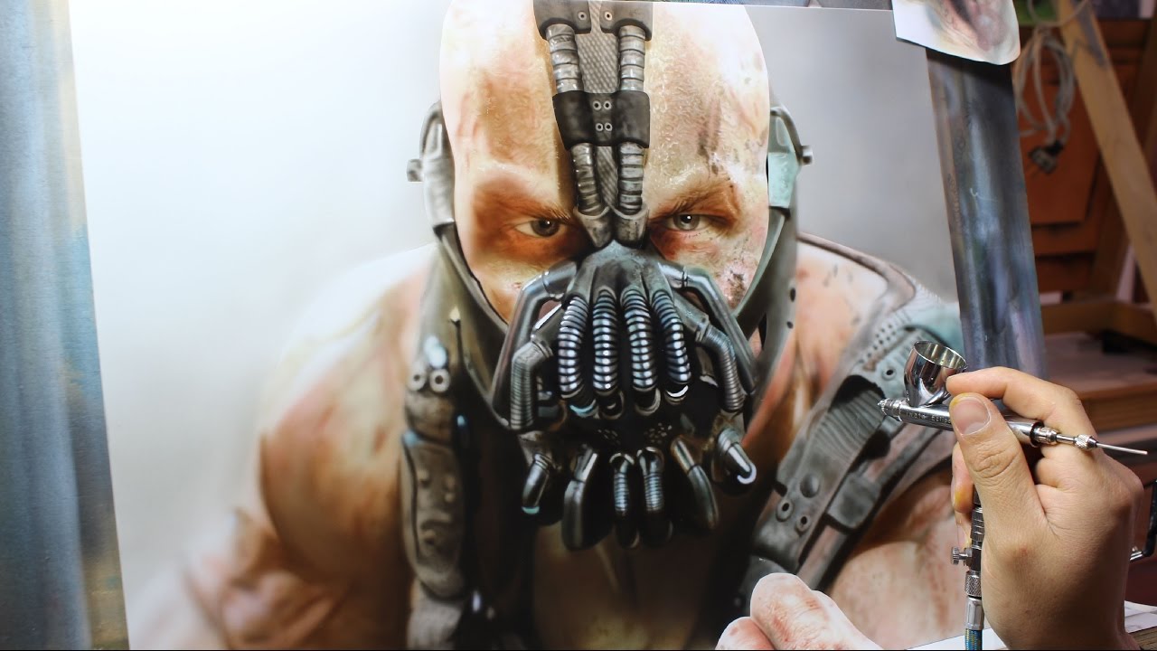 1280x720 Painting Bane - Bane Painting