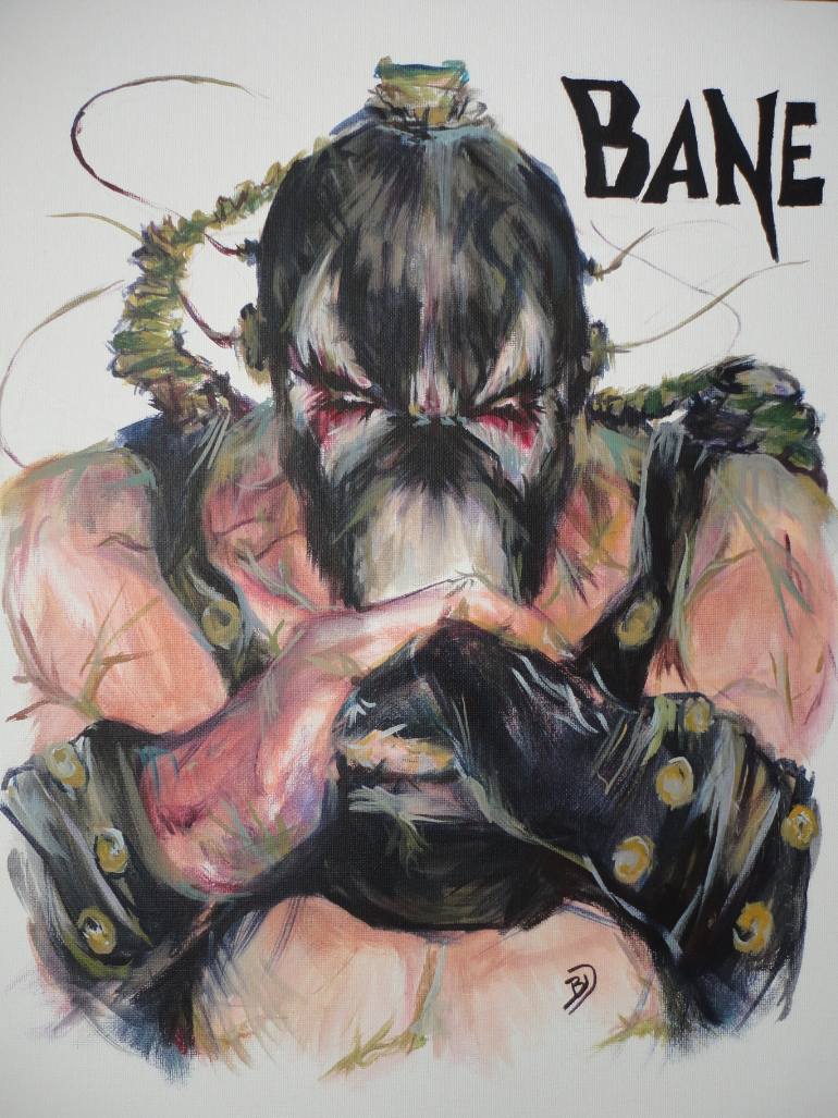 770x1027 Saatchi Art Bane Painting By Britt Derbyshire - Bane Painting