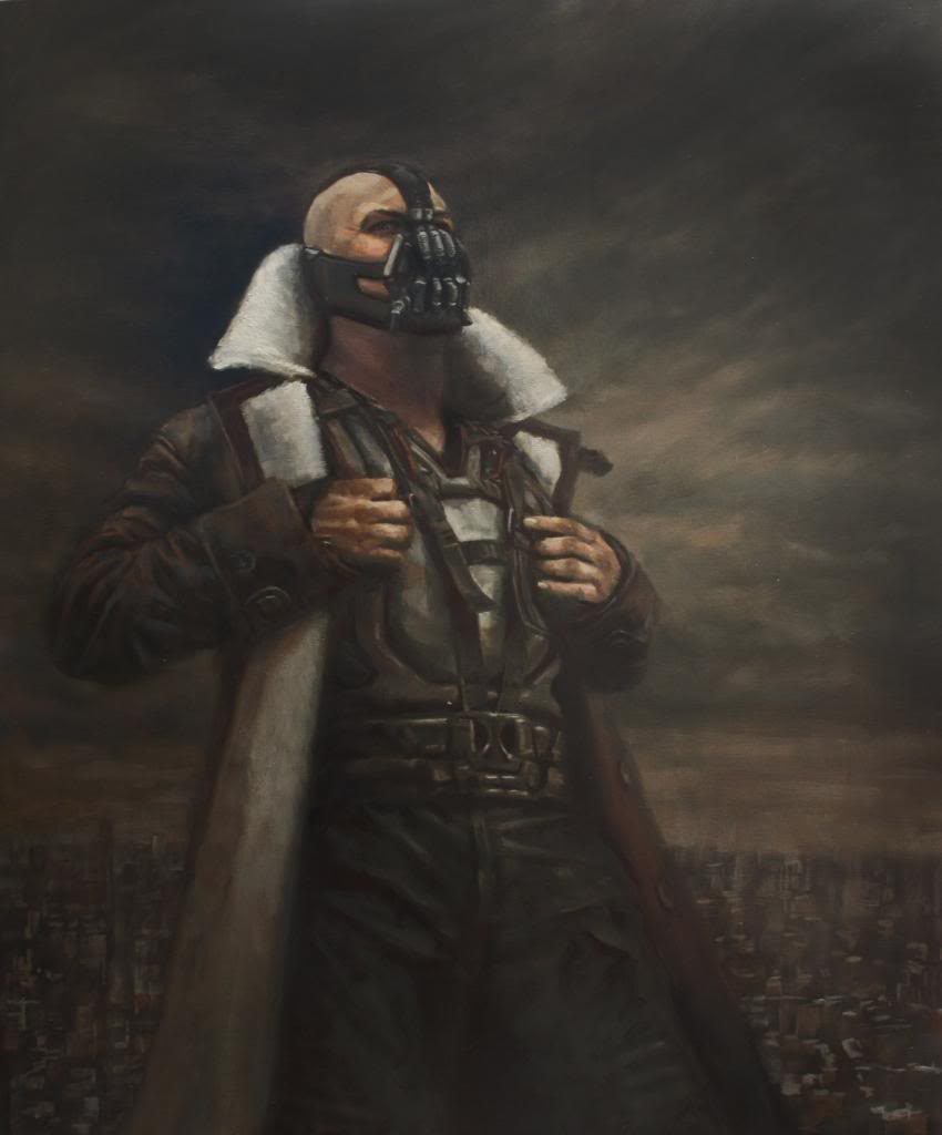 850x1024 Bane The Reckoning Nolan Fans Forums - Bane Painting