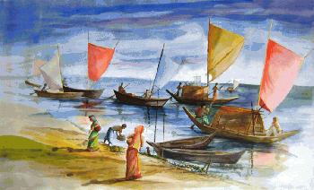 350x212 My World Bangladeshi Painters Paintings.angladeshe Art - Bangladesh Painting