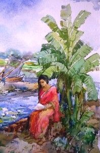 197x300 Sadek Ahmed Painter Bangladesh Printmaking And Artist - Bangladesh Painting
