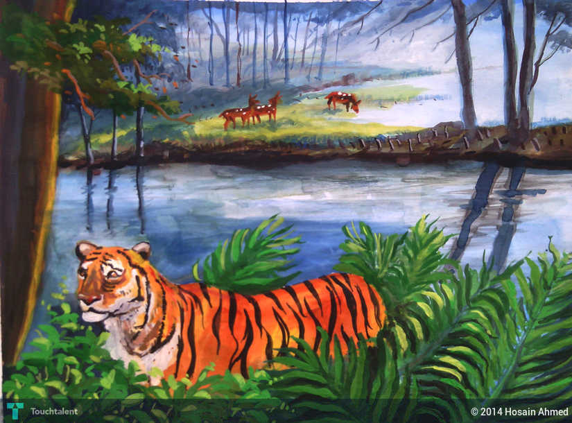 825x610 Shundorban Of Bangladesh Touchtalent - Bangladesh Painting