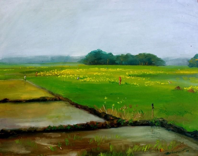 825x651 Sundoli, Jessor,bangladesh Painting Ideas Premier - Bangladesh Painting