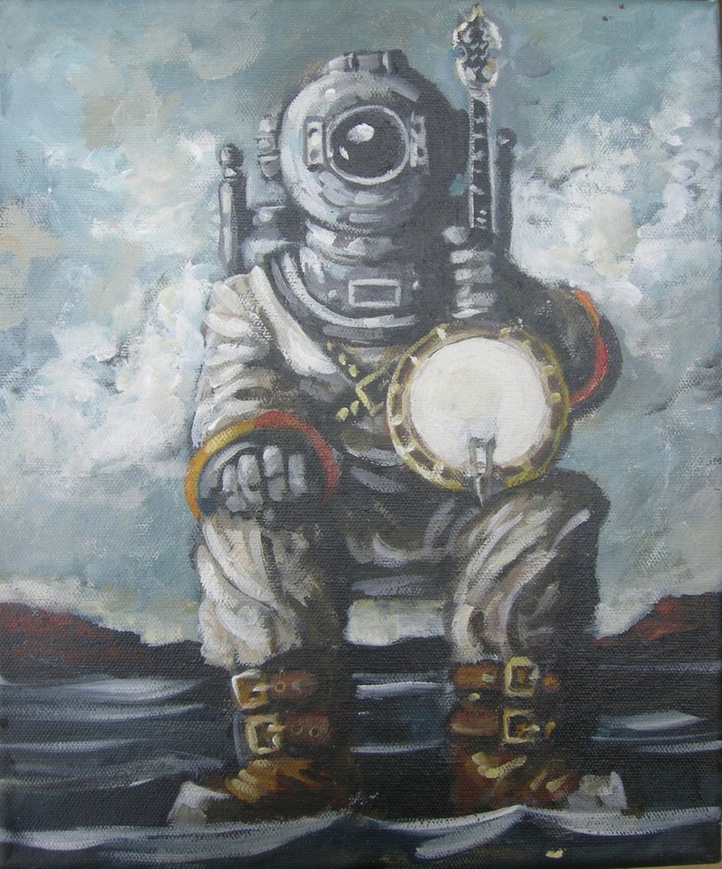 815x980 Deep Sea Diver (Wanjo) By Shayhahn - Banjo Painting