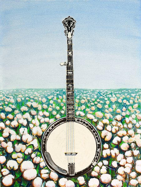 451x600 Susan K. Dailey Artist - Banjo Painting