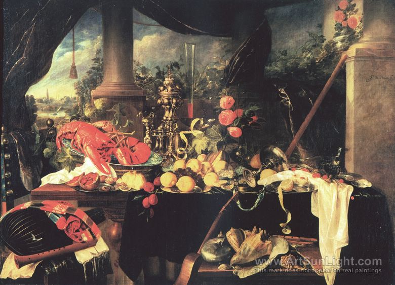 780x562 A Banquet Still Life 1642 - Banquet Painting