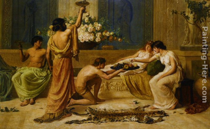 720x441 Henry Thomas Schafer The Banquet Painting Anysize 50% Off - Banquet Painting