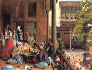 300x230 Old Arab Banquet - Banquet Painting