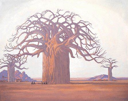 446x351 Most Expensive Baobab (Painting) In Sa - Baobab Tree Painting