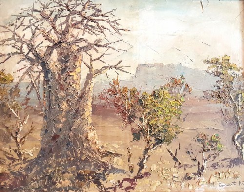 500x393 Paintings - Baobab Tree Painting