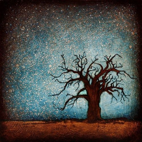500x500 6x6 Paintings - Baobab Tree Painting
