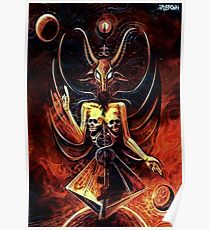 210x230 Baphomet Painting Amp Mixed Media Posters Redbubble - Baphomet Painting
