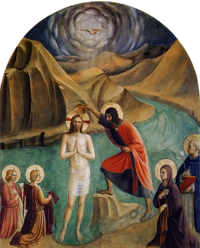 Baptism Of Christ Painting